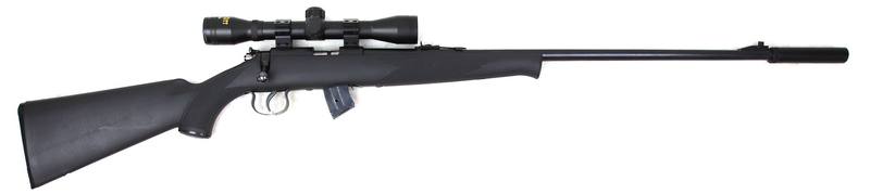 Buy 22 Outdoor Arms JW15 Synthetic 24" with Scope & Silencer in NZ New Zealand.