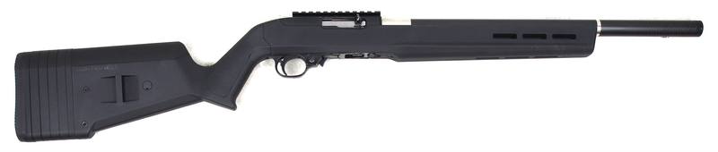 Buy 22 Ruger 10/22 Blued with Carbon Barrel Silencer & Magpul Chassis in NZ New Zealand.