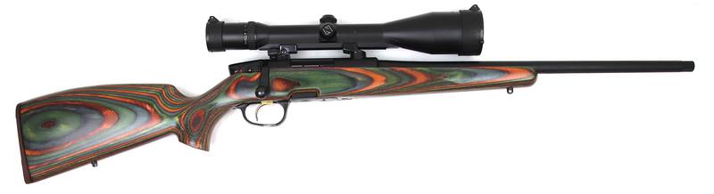 Buy 222 Steyr Mannlicher Blued Laminate 18" Threaded with Scope in NZ New Zealand.