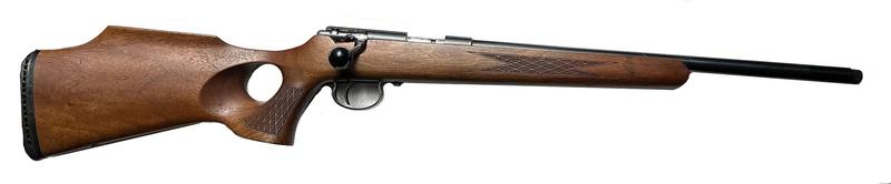 Buy 17hmr Anschutz 1517 Blued Wood Threaded in NZ New Zealand.