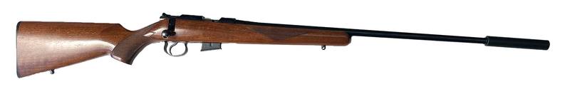 Buy 17hmr CZ 452-2E American Blued Wood Threaded in NZ New Zealand.