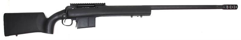 Buy 338 Lapua Savage 110 Blued Synthetic Fluted 26" Threaded in NZ New Zealand.