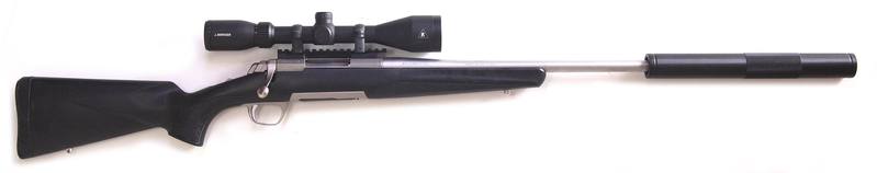 Buy 308 Browning X-Bolt Stainless Synthetic with Scope & Silencer in NZ New Zealand.