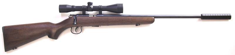 Buy 22 Outdoor Arms JW15 Wood 16" with Scope & Silencer in NZ New Zealand.