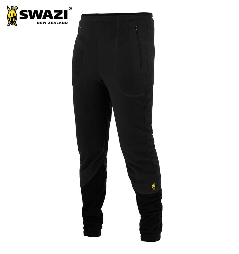 Buy Swazi Huttie Microfleece Pants - Black in NZ New Zealand.