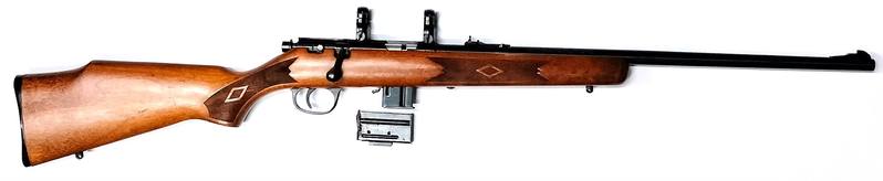 Buy 22 Mag Marlin 25MN Blued Wood 21" in NZ New Zealand.