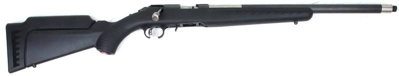 Buy 17HMR Ruger American Blued Synthetic Carbon Threaded in NZ New Zealand.