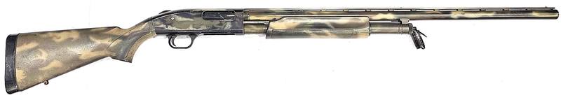 Buy 12ga Mossberg 500 Blued Camouflage 28" Interchoke in NZ New Zealand.