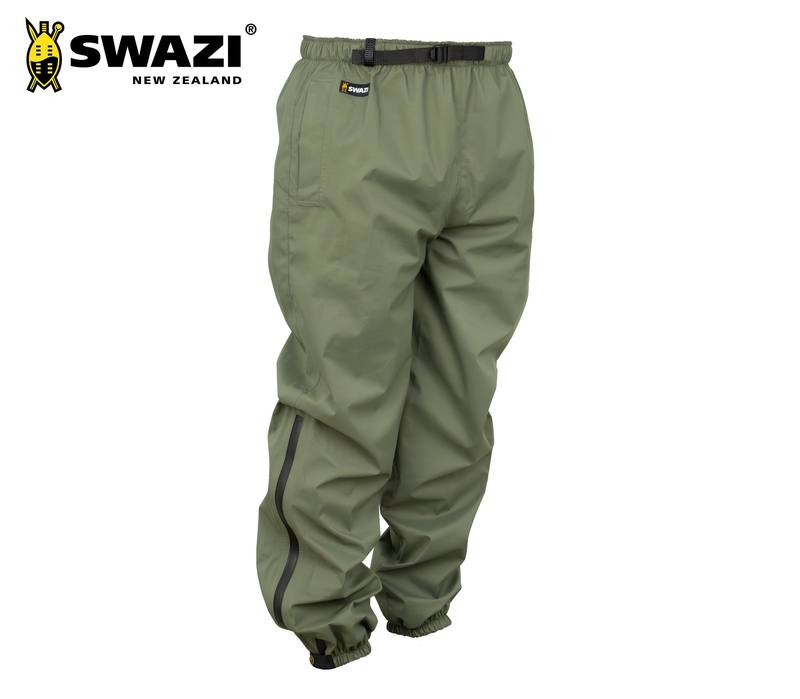 Buy Swazi Ultralite Rifleman Overpants Waterproof & Windproof Olive in NZ New Zealand.