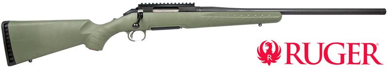 Buy Ruger American Predator Green Synthetic Threaded | 308 or 6.5-Creedmoor in NZ New Zealand.