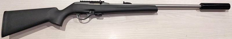 Buy 22 Remington 597 Stainless Synthetic 18" with Silencer in NZ New Zealand.