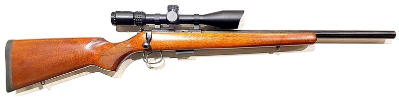 Buy 17HMR CZ 455 Blued Wood 20" with Scope in NZ New Zealand.