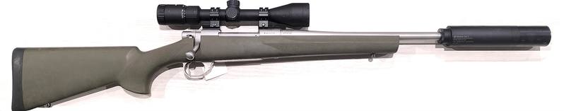 Buy 270 Howa 1500 Stainless Hogue 18" with Scope & Silencer in NZ New Zealand.