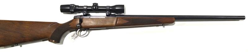 Buy 243 Sako All Varmint Blued Wood 24" Heavy Barrel with Scope in NZ New Zealand.