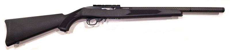 Buy 22 Ruger 10/22 Blued Synthetic 18" Threaded with Carbon Full Barrel Silencer in NZ New Zealand.