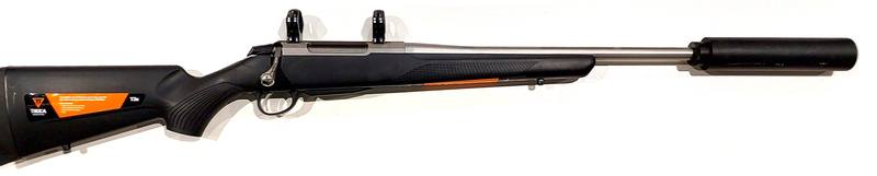 Buy 7mm08 Tikka T3x Stainless Synthetic 20" with Silencer in NZ New Zealand.