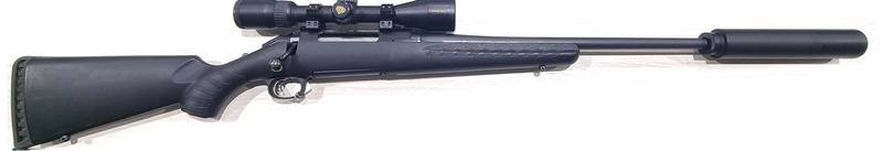 Buy 30-06 Ruger American Blued Synthetic 22" with Scpoe & Silencer in NZ New Zealand.