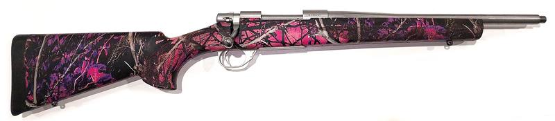 Buy 204 Howa 1500 Stainless Pink Camo 16" Threaded in NZ New Zealand.