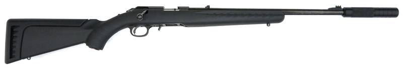 Buy 17hmr Ruger American Blued Synthetic with Silencer in NZ New Zealand.