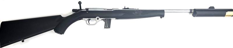 Buy 22 Mossberg 802 Plinkster Stainless Synthetic 20" with Silencer in NZ New Zealand.