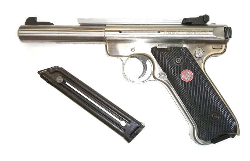 Buy 22 Ruger MKIII Target Stainless Synthetic 5" in NZ New Zealand.