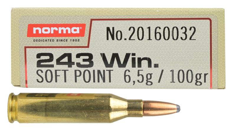 Buy 243 Win Norma 100gr Soft Point in NZ New Zealand.