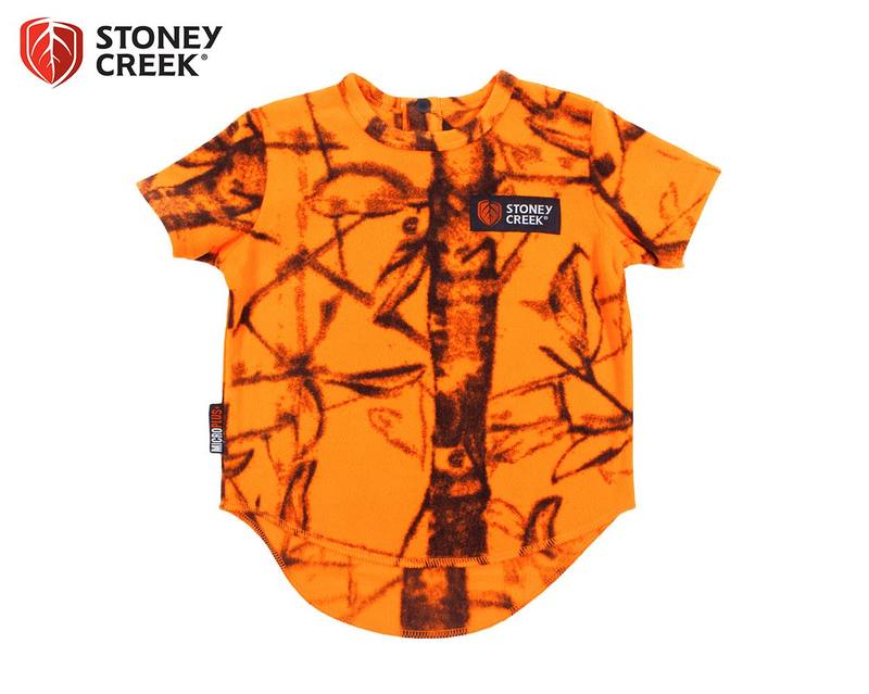 Buy Stoney Creek Infant Bushlite T-Shirt Orange in NZ New Zealand.