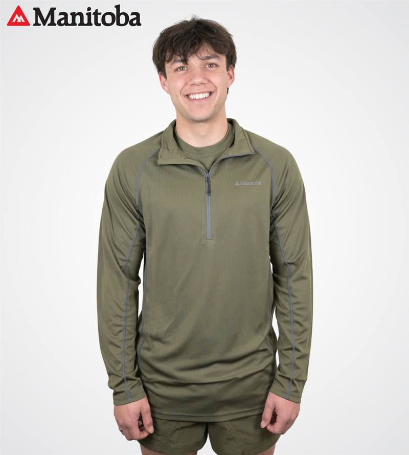 Buy Manitoba Pursuit Long Sleeve V2 Olive in NZ New Zealand.