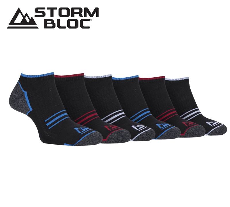 Buy Storm Bloc Mens Performance Trainer Socks 6-11 | *Choose Colour* 6 Pack in NZ New Zealand.