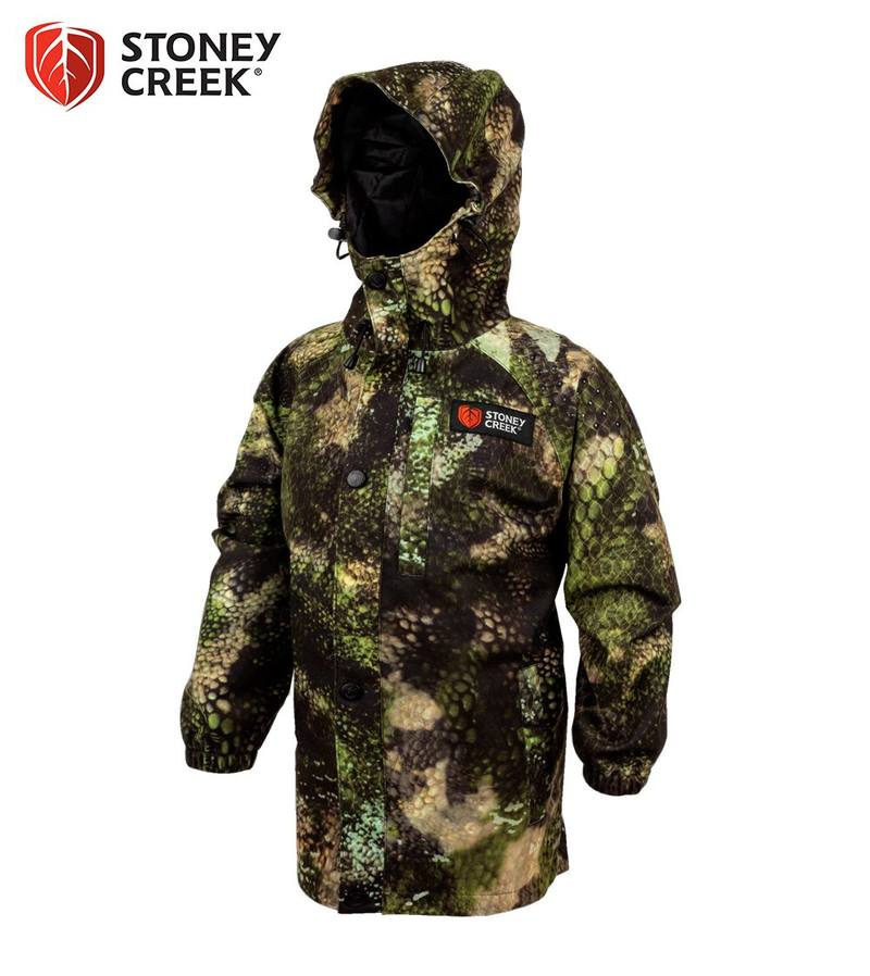 Buy Stoney Creek Kid's Duckling Waterproof & Windproof Jacket Camo in NZ New Zealand.