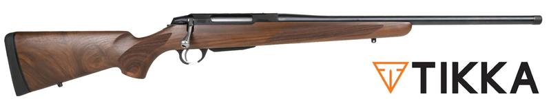 Buy Tikka T3x Hunter Deluxe Blued Walnut 20" Threaded | Choose Caliber in NZ New Zealand.