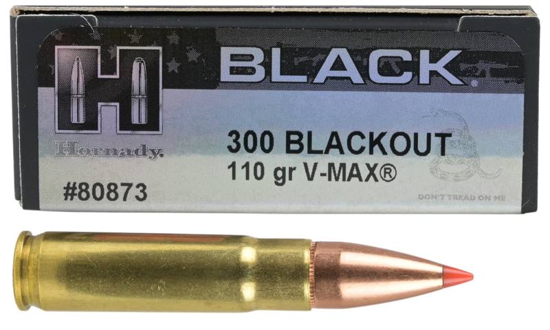 Buy Hornady 300 Blackout Black 110gr Polymer Tip Hornady V-Max in NZ New Zealand.