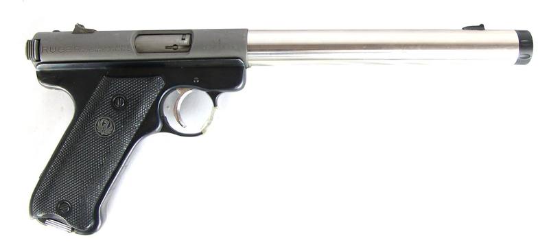 Buy 22 Ruger MK1 10RND Semi Full Barrel Silencer in NZ New Zealand.