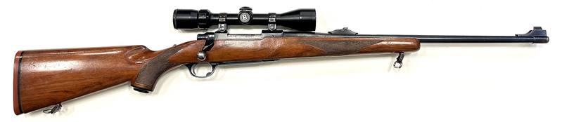 Buy 243 Ruger M77 Blued Wood with Bushnell 3-9x40 Scope in NZ New Zealand.