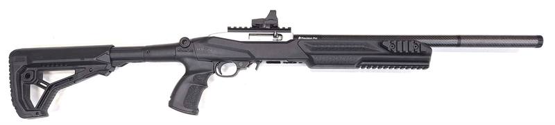 Buy 22 Ruger 10/22 Carbon Full Barrel Silencer FAB Stock Carbon Synthetic in NZ New Zealand.