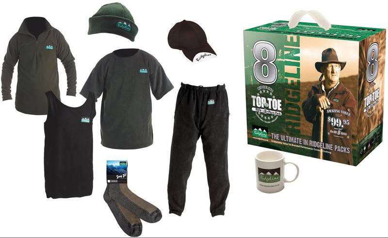 Buy Ridgeline Top to Toe Value Pack 8 Piece Package *CHOOSE SIZE* in NZ New Zealand.