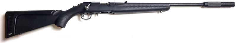 Buy 22-MAG Ruger American Blued Synthetic 16" with Silencer in NZ New Zealand.