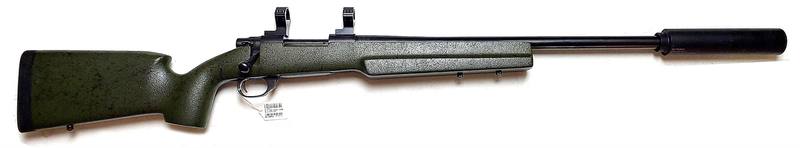 Buy 6.5 Creedmoor Howa 1500 Blued Bell & Carson Stock 24" with DPT Silencer, Talley Rings in NZ New Zealand.