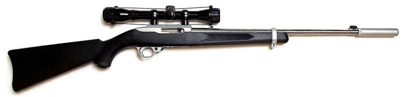 Buy 22 Ruger 10/22 Stainless Synthetic 18" with Scope & Silencer in NZ New Zealand.