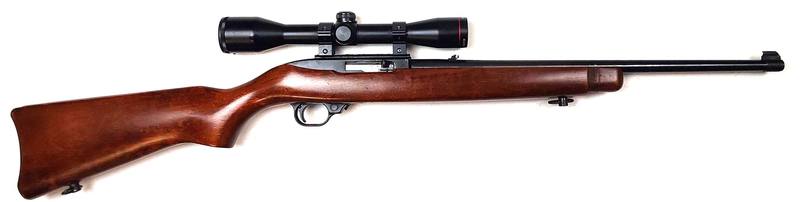 Buy 22 Ruger 10/22 Blued Wood 18" with Scope in NZ New Zealand.