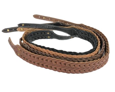 NZ Made Woven Leather Sling Wide NZ - Slings by Gun City