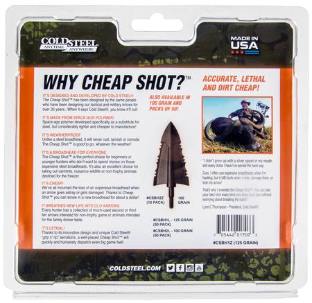 CHEAP SHOT - 125 GRAIN (10 PACK)