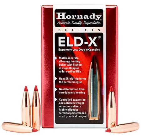 Hornady Projectiles 25Cal ELD-X 110gr x100 NZ - Projectiles by Gun City