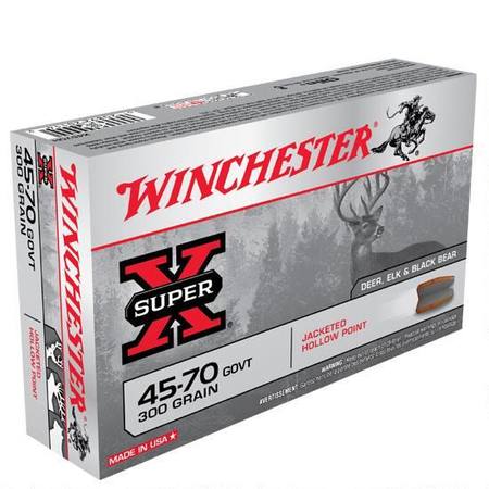 Winchester 45-70 Gov Super X 300Grain Jacketed Hollow Point 20 Rounds ...