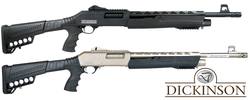Buy 12ga Dickinson XX3 Tactical Pump Action | Blued or Marine Finish in NZ New Zealand.