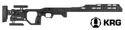 Buy KRG C-4 Remington 700 Short Action Adjustable Cheek Piece Stock | Black in NZ New Zealand.