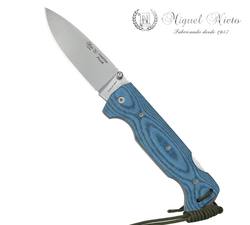Buy Miguel Nieto Folding Knife Fighter Plus Katex Blue | 9.5cm in NZ New Zealand.