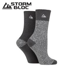 Buy Storm Bloc Womens Super Soft Crew Socks 4-8 | *Choose Colour* 2 Pack in NZ New Zealand.
