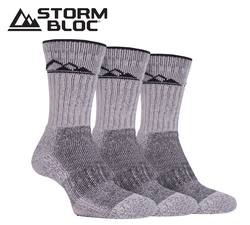 Buy Storm Bloc Mens Luxury Heavy Cushion Boot Socks 6-11 | *Choose Colour* 3 Pack in NZ New Zealand.