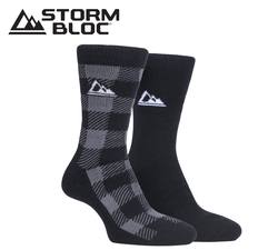 Buy Storm Bloc Mens Thermal Boot Socks 6-11 | *Choose Colour* 2 Pack in NZ New Zealand.